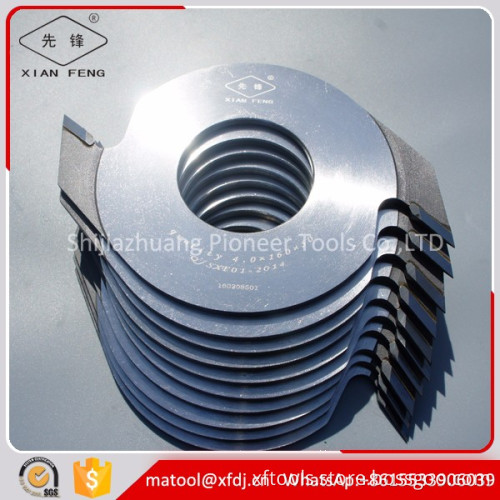 Wood finger joint cutters for woodworking joint